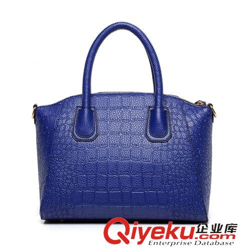 2014秋冬上新專區(qū) 2014新款歐美時尚女士包包鱷魚紋三件套女包單肩斜挎手提包包原始圖片2