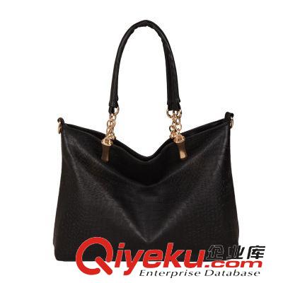 女包 2014新款歐美時尚dp鱷魚紋三件套子母包單肩斜跨包休閑女包原始圖片3