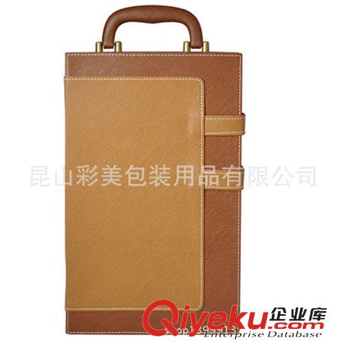 【酒盒現(xiàn)貨區(qū)】 廠家直銷 新款雙支手提紅酒盒 gd紅酒禮盒  定制原始圖片3