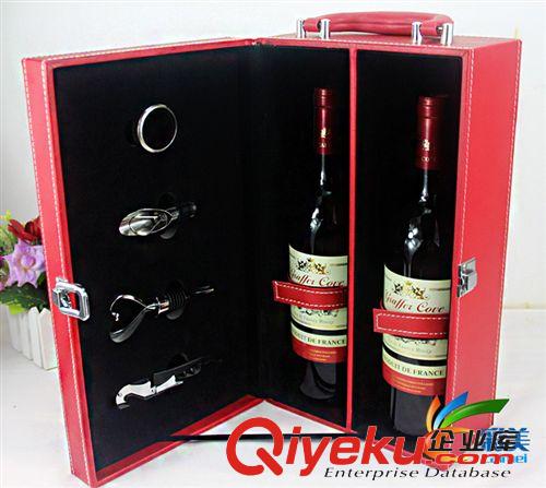 皮質(zhì)酒盒 爆款現(xiàn)貨紅酒盒 葡萄酒盒 gd皮質(zhì)紅酒盒 紅酒皮盒 雙支紅酒盒