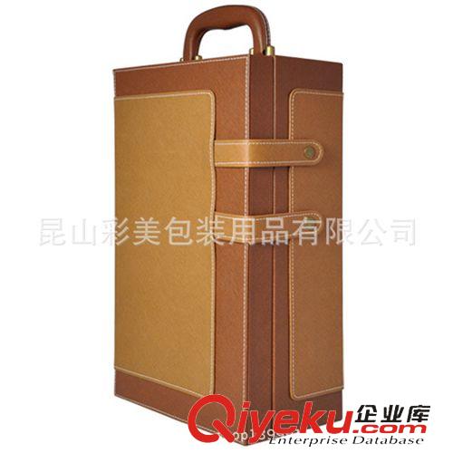 皮質(zhì)酒盒 【彩美包裝】格子六支裝酒盒 拉菲紅酒箱 保溫層定制皮箱
