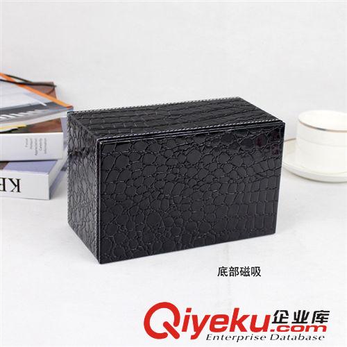 精致皮革紙巾筒/盒  新品上市 時尚皮革多功能紙巾盒 收納盒 抽紙盒 桌面收納原始圖片3