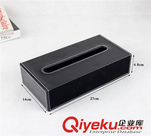 精致皮革紙巾筒/盒  簡約時尚 gd荔紋皮革紙巾盒 餐巾盒 天地蓋抽紙盒 紙巾盒原始圖片2