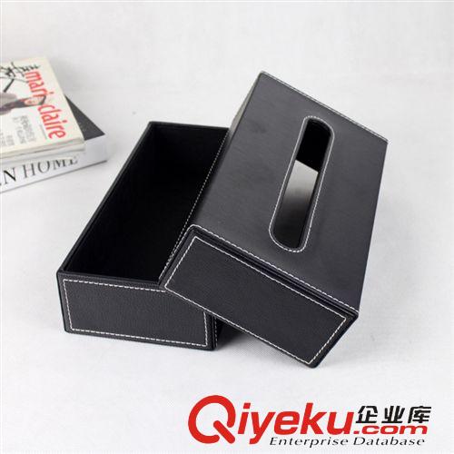 精致皮革紙巾筒/盒  簡約時尚 gd荔紋皮革紙巾盒 餐巾盒 天地蓋抽紙盒 紙巾盒原始圖片3
