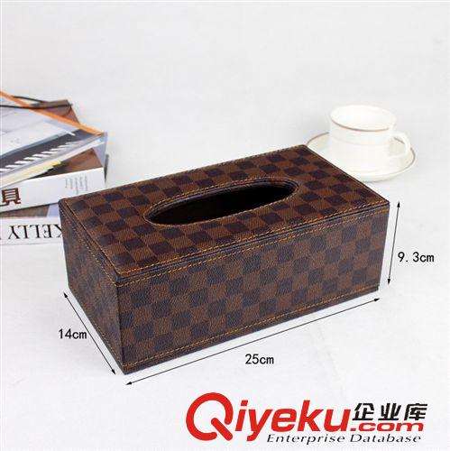 精致皮革紙巾筒/盒  簡約時尚 gd荔紋皮革紙巾盒 餐巾盒 天地蓋抽紙盒 紙巾盒