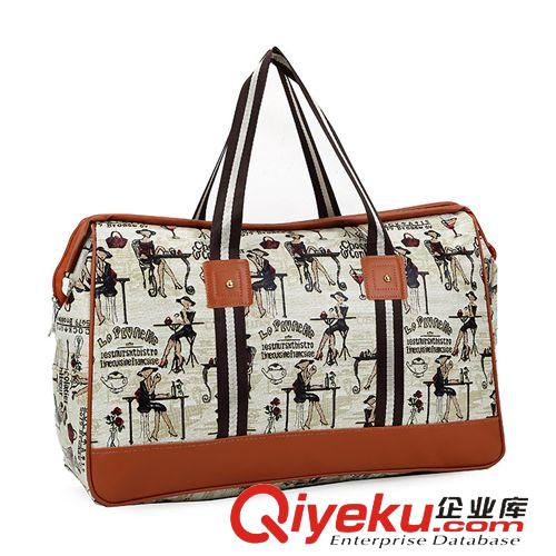 新品上架 新款夾口旅行袋手提大容量男女款短途韓版行李包商務(wù)旅行袋