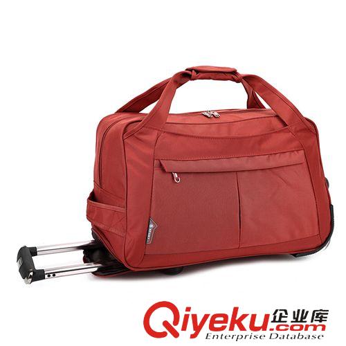 拉桿包 經典純色套2真絲水晶輪拉桿包可折疊大容量手提包旅行包