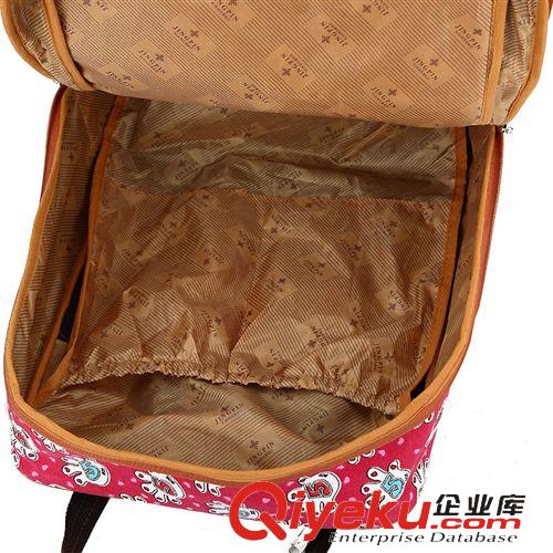 拉桿箱 新款秋冬季帆布立板拉桿包大容量水晶輪行李包旅行包