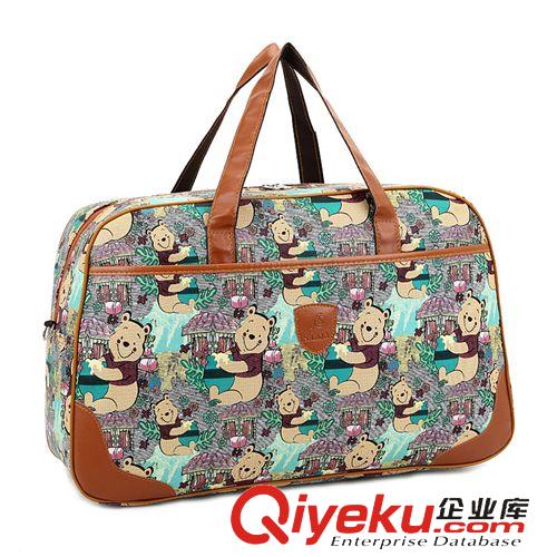 手提包 新款時尚皮革防水可愛卡通手提包旅行包復古大容量十余種顏色