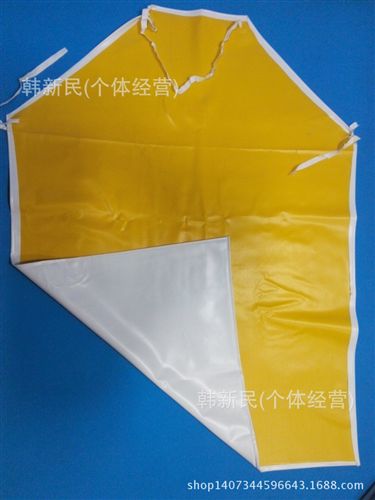 圍裙 PVC圍裙食品廠酒店用圍裙牛筋圍裙勞保圍裙防水防污耐磨多色可選