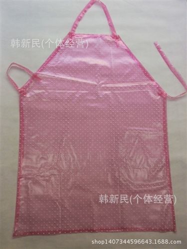 圍裙 一等品防水圍裙塑料點(diǎn)子圍裙防油防污防凍圍裙勞保圍裙五色可選