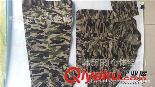 迷彩服、軍迷服、作訓服 尖刀連迷彩服五星軍訓服迷彩工作服套裝標準尺寸勞保工作服