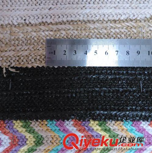 編織類（PP草） DB4052支持網(wǎng)購混批編織草波浪紋PP草面料手袋箱包