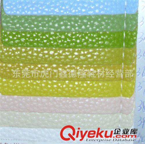 PU揉紋類 DP4025現(xiàn)貨供應(yīng)顏色齊 毛底1.3MM荔枝紋PU 鞋材箱包手袋人造革原始圖片3