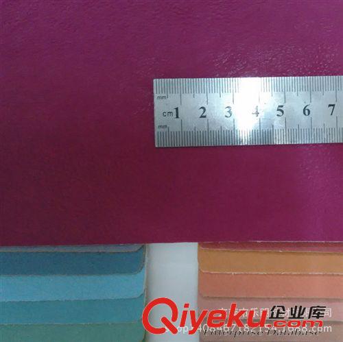 PU揉紋類 DP4033現(xiàn)貨供應(yīng)顏色齊 毛底1.2MM荔枝紋PU 鞋材箱包手袋人造革原始圖片2