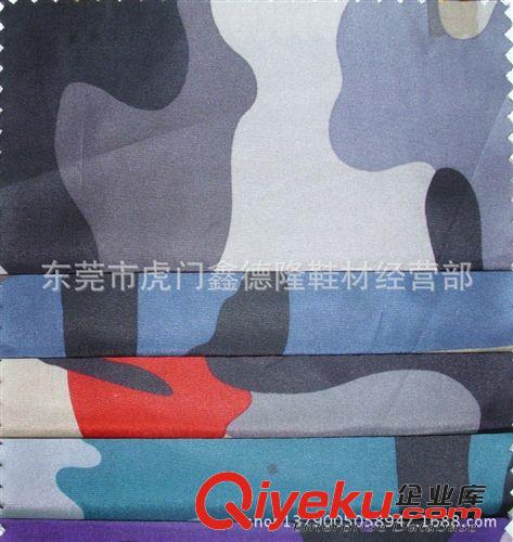 色丁(沙丁，貢緞）印花類 GB617支持網購混批服裝面料  滌綸面料 迷彩風衣布料原始圖片2