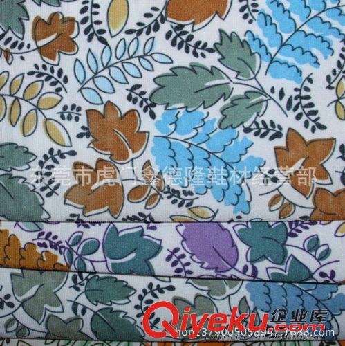 色丁(沙丁，貢緞）印花類 GB4021gd時尚色丁布印花面料 夏秋季裙布料服裝面料原始圖片2
