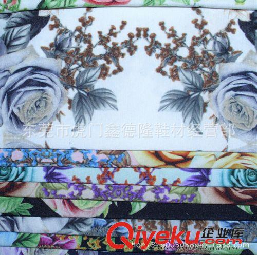 色丁(沙丁，貢緞）印花類 GB4020gd時尚色丁布印花面料夏秋季裙布料服裝面料原始圖片3