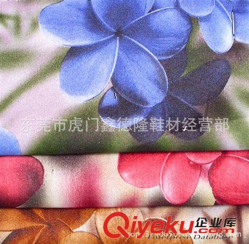 色丁(沙丁，貢緞）印花類 GB4018gd夏季時尚色丁布印花仿真絲面料裙布料服裝面料