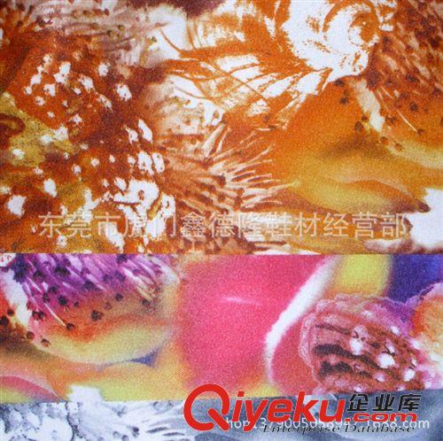 色丁(沙丁，貢緞）印花類 GB4016gd里襯印花仿真絲服裝布料原始圖片2