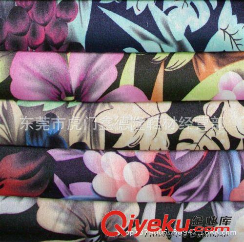 色丁(沙丁，貢緞）印花類 GB4016gd里襯印花仿真絲服裝布料
