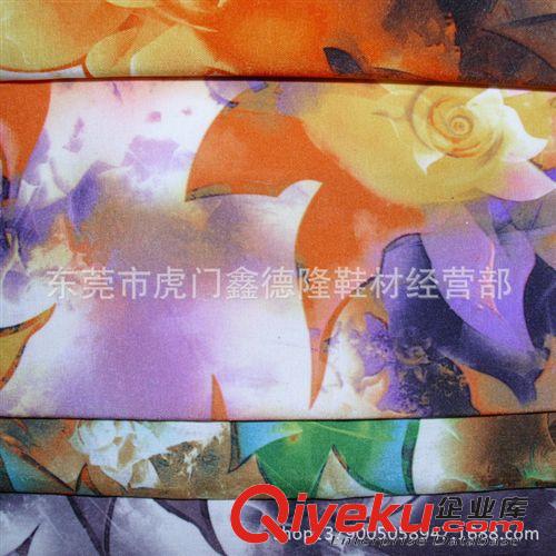 色丁(沙丁，貢緞）印花類 GB4019gd里襯印花仿真絲服裝布料原始圖片2