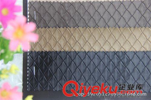 移門皮革 廠家直銷供應(yīng)皮革面料 pvc小菱形格 人造革 裝飾批發(fā)原始圖片3