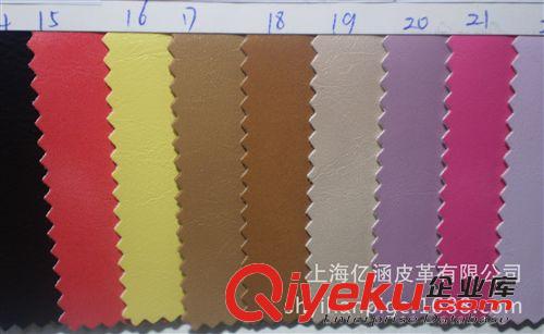 商標革 長期供應(yīng) 彈力pu  人造pu革  包裝革 鞋革 多色可選原始圖片2
