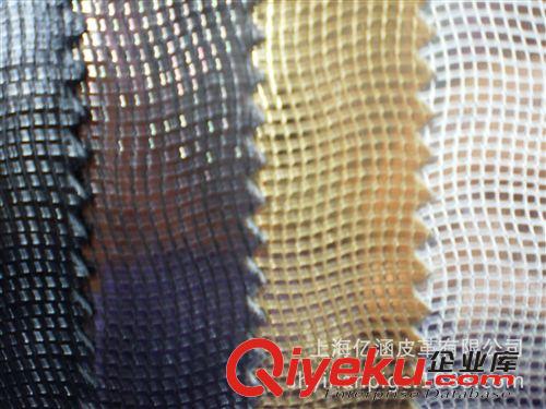 車飾革 現(xiàn)貨供應(yīng) 金屬貼膜pu革 轉(zhuǎn)印膜pu革 金屬pu壓花革 反光材料原始圖片3