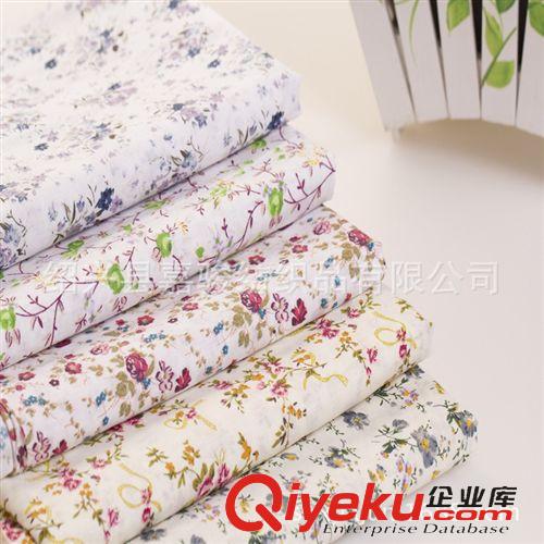 全棉印花小碎花布 現(xiàn)貨供應(yīng)全棉印花小碎花布 手工DIY布料 大量花色可選原始圖片2
