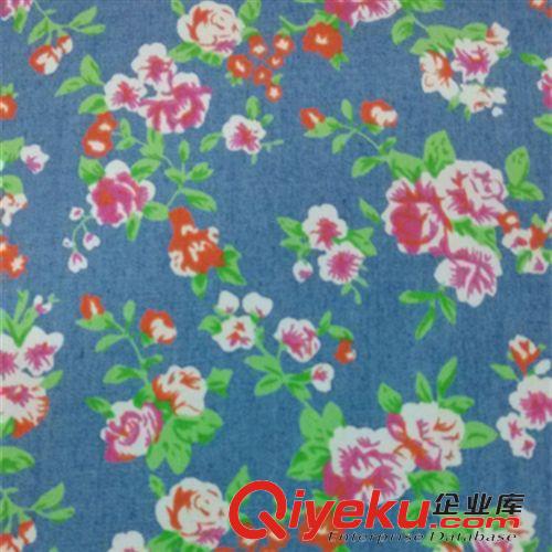 彩拔牛仔 現貨供應全棉牛仔布 彩拔印花牛仔 童裝面料原始圖片2