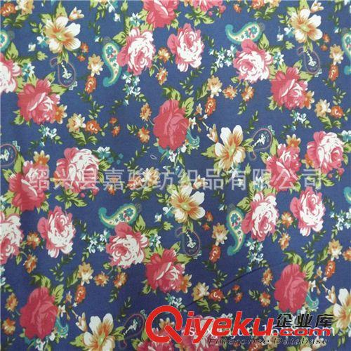  彈力仿牛仔印花布  現貨供應彈力活性印花牛仔面料 150D仿牛仔布原始圖片3