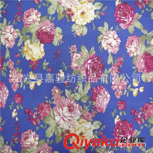  彈力仿牛仔印花布  現(xiàn)貨供應(yīng)滌棉彈力仿牛仔印花布 彈力褲面料