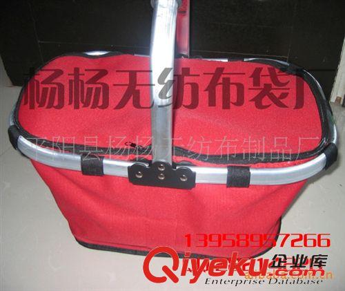 折疊購(gòu)物籃、折疊收納凳、收納盒 供應(yīng)批發(fā)折疊購(gòu)物籃 保溫帶蓋單柄購(gòu)物籃