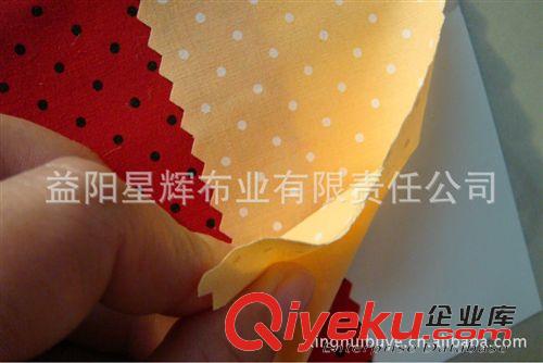 棉布染色／印花/扎染類 彈力圓點(diǎn)印花棉布服裝面料  Y025原始圖片3