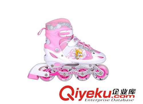 冰鞋/活力板/滑板車 戰(zhàn)甲0006 tj 冰鞋 閃光輪 鋁合金 輪滑鞋原始圖片2