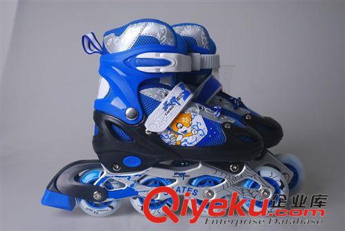 冰鞋/活力板/滑板車 戰(zhàn)甲0006 tj 冰鞋 閃光輪 鋁合金 輪滑鞋原始圖片3