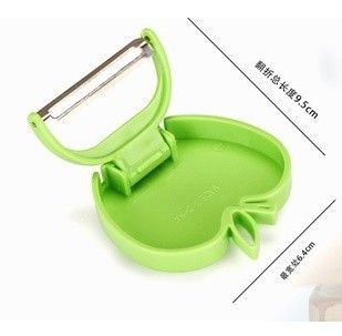創(chuàng)意廚房 精美可折疊蘋(píng)果型 水果削皮器 水果刀 刨皮器土豆去皮刀刨刀原始圖片2