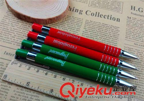 辦公文教 F43 批發文具 gd金屬掛鉤圓珠筆 按動圓珠筆 禮品廣告筆批發10g原始圖片3