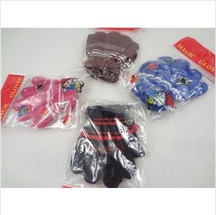 冬季保暖熱銷 冬季熱銷 文創(chuàng)新款 兒童毛線保暖手套批發(fā) 學(xué)生實用 全指/半指原始圖片3