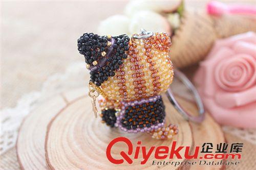 東寶TOHO米珠大頭娃娃 進口TOHO 米珠大頭娃娃成品玩偶 純手工串珠 大頭貓咪魔法師原始圖片3