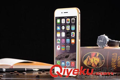 其它 蘋果iphone6金屬邊框 4.7寸手機殼 蘋果6 plus海馬扣雙色金屬邊框