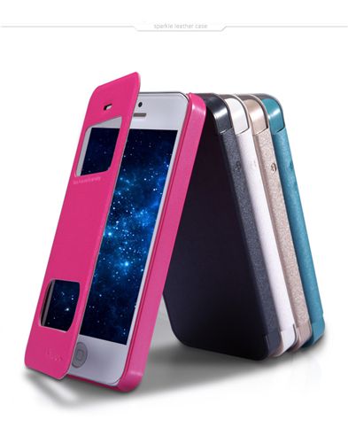 耐爾金品牌 耐爾金 星韻系列 iphone5/5S手機(jī)皮套蘋果5雙天窗保護(hù)套 超薄原始圖片3