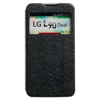 LG 專區(qū) 卡來登 冰晶二系列 LG L90手機皮套 LG視窗保護套 超薄手機殼