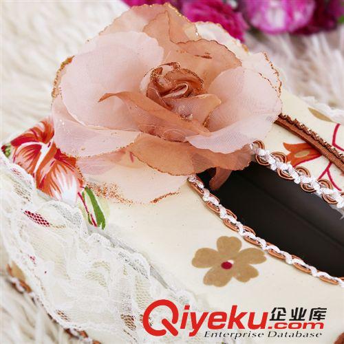 紙巾盒、紙巾抽、卷紙器 紙巾盒 布藝紙巾盒 蕾絲抽紙盒 聚百亨餐巾盒