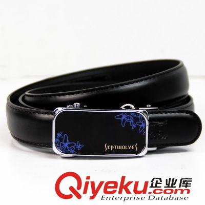 女士皮帶 七匹狼女士 自動扣 休閑皮帶牛皮腰帶7A327114000 7A327113700