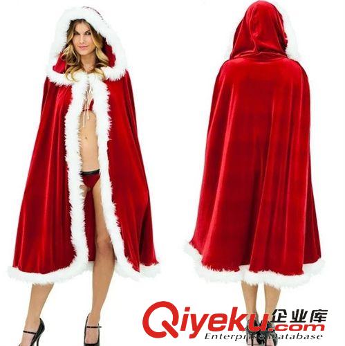 12月新品區(qū) 圣誕節(jié)裝扮 紅色圣誕斗篷 成人男女通用 性感歐美流行1.2 /1.5米