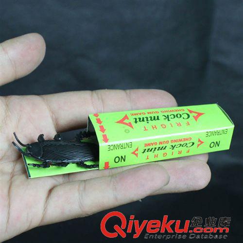 【整蠱玩具】 蟑螂嚇一跳口香糖 創(chuàng)意整蠱玩具批發(fā) 新奇特搞怪玩具整人玩具原始圖片2