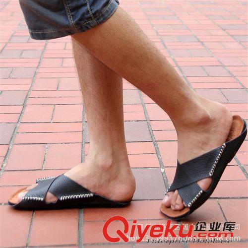 網(wǎng)布透氣鞋 夏季拖涼鞋男韓版套腳沙灘拖鞋潮流zp男士zp涼鞋男鞋子 批發(fā)原始圖片2