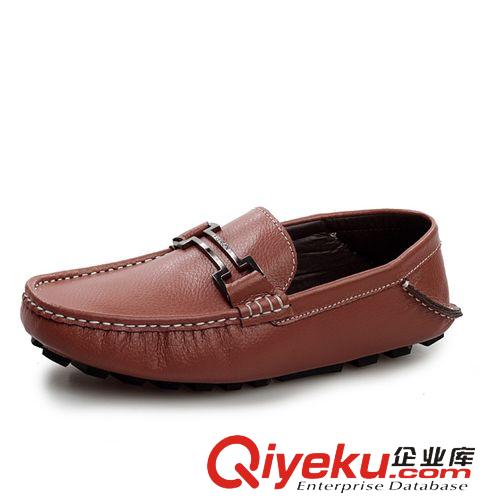 皮鞋 外貿(mào)男鞋2014新款男單鞋時(shí)尚百搭zp豆豆鞋男士套腳駕車(chē)鞋子批發(fā)原始圖片2